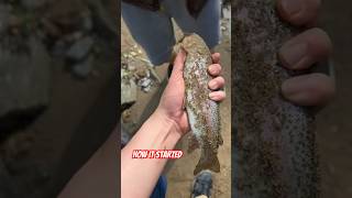 CATCH N RELEASE this aint me💀 trout fishing comedy fail cooking free rainbow fish [upl. by Karolyn]