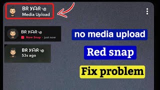 How to Remove Snapchat Media Upload Problem 2024  Hide Media Upload Problem on Snapchat [upl. by Chretien]