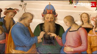 Perugino via a grande mostra «nel più bel museo dItalia» attribuita nuova opera al maestro [upl. by Nylhsa]