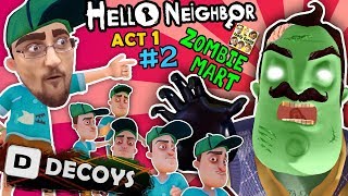 HELLO NEIGHBOR ZOMBIE IN BASEMENT Deploy Decoy Distraction I WISH FGTEEV Act 1 Part 2 [upl. by Amarillas404]