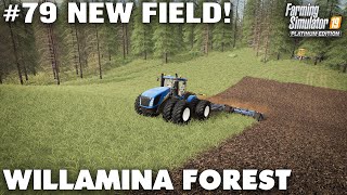 Willamina Forest 79 Creating The New Field Farming Simulator 19 Timelapse Seasons [upl. by Emyam]