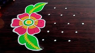 2024 New Year Special Rangoli Designs 🌹 New Year Muggulu 🌹 New Year Rangoli 🌹New Year Kolam Rangoli🌹 [upl. by Salim120]