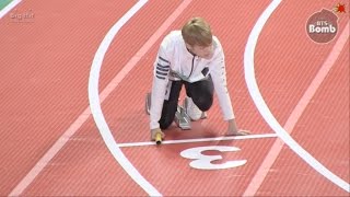 BANGTAN BOMB BTS Relay race  2016 추석특집 아육대  BTS 방탄소년단 [upl. by Nerred]