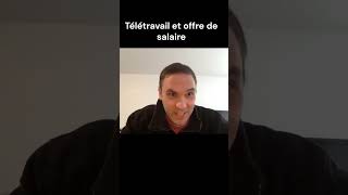 Télétravail et offre de salaire 😂 [upl. by Nonaihr364]