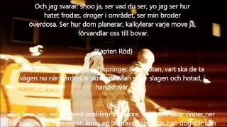 Aki feat Kapten Röd  När Solen Går Ner Lyrics [upl. by Maltzman]