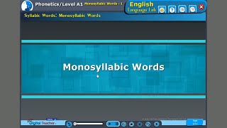 Monosyllabic words Phonetics  English language lab [upl. by Lierbag793]