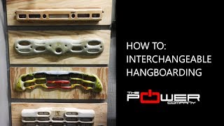 How To Interchangeable Hangboarding [upl. by Retswerb971]