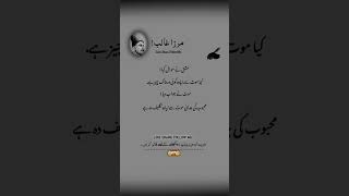 quotMirza Ghalib Ke Dil Ko Chhu Lene Wale Sher  Urdu Shayariquot ghalibpoetry mirzaghalib urdushayari [upl. by Amled]