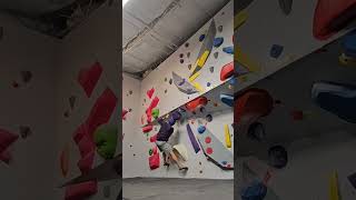 Orange Holds Yellow Circuit V3V4 Comment With Advice bouldering [upl. by Najtsirk]