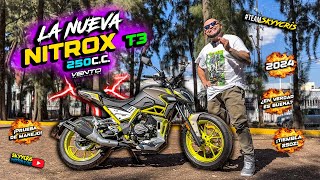 NITROX 250 T3 🔥 2024  ¿LA MOTO NAKED MÁS ECONÓMICA  SKYYCRIS [upl. by Halla]