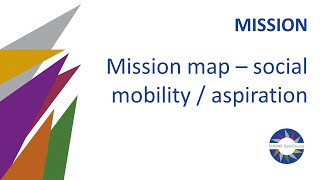 Mission Map  social mobility  aspiration [upl. by Samella]