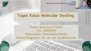 Molecular Docking Protein PARP dan Ligan Talazoparib [upl. by Leacim]