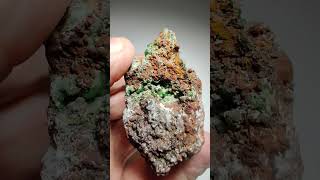 Conichalcite crystals on Limonite Ojuela Mine Durango Mexico [upl. by Hanser919]