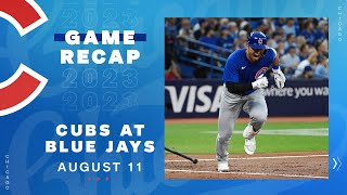 Game Highlights Assad Goes 7 Belli and Nico Hoerner Homer in Cubs 62 Win over Blue Jays  81123 [upl. by Essirehs]