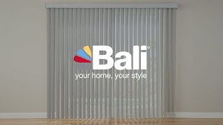 Bali  How to Install Vertical Blinds with G98 Magnum Headrail Ceiling Mount [upl. by Ahsit]