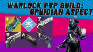 Warlock PvP Build Ophidian Aspect  Exotic Gaunlets  Destiny 2  PS4 [upl. by Jacobah]