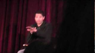 Misha Collins Stage Talk at AECon 2010 in Germany about Glee [upl. by Deuno]