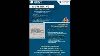 Loker PT Paragon Technology and Innovation  Tangerang [upl. by Jobie]