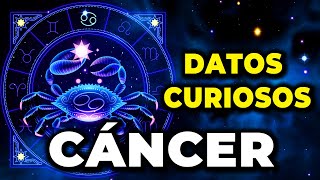 🎁DATOS CURIOSOS del signo de zodiacal de CÁNCER♋ SIGNO DEL ZODIACO CANCER [upl. by Ylak]