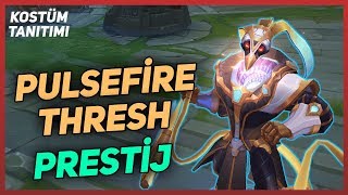 Prestij Pulsefire Thresh Kostüm Tanıtımı  League of Legends [upl. by Cohlette]