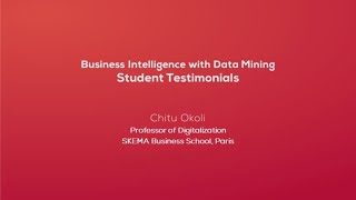 Business Intelligence with Data Mining Course Student Testimonials [upl. by Oeht]