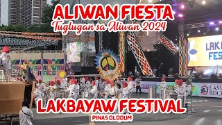 Aliwan Fiesta 2024  LAKBAYAW FESTIVAL  Pinas Olodum Drumbeaters City of Manila [upl. by Oinimreh]