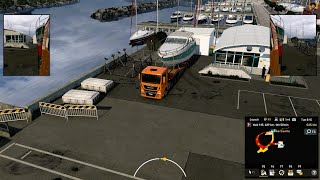 Yacht  Queen V39 9 t  Ajaccio  Marina  Euro Truck Simulator 2 ANKITPADVI [upl. by Wilsey]