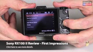 Sony RX100 II Review  First Impressions [upl. by Seuguh924]