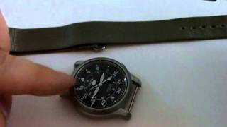 Montre automatique Seiko 5 Military  bracelet NATO [upl. by Quinn]