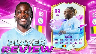 🔥89 FUTURE STARS DOKU PLAYER REVIEW  EA FC 24 ULTIMATE TEAM [upl. by Hnim173]