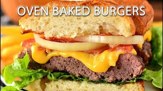 How to Cook Burgers in the Oven [upl. by Avitzur]