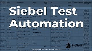 Course Introduction Siebel Test Automation [upl. by Koralie]