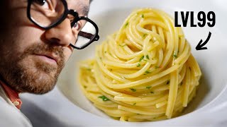 Italian MasterChef CHANGED MY WORLD With “Simple” Pasta Aglio e Olio by Luciano Monosilio [upl. by Anaujik]