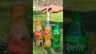 Which drink will win Try Mentos with Sprite Fanta or CocaCola [upl. by Desmond153]