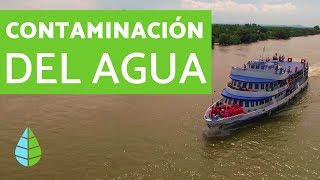 CAUSAS de la CONTAMINACIÓN DEL AGUA  CONSECUENCIAS de la contaminación del AGUA [upl. by Wendell636]