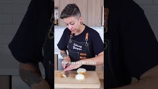 The Best Way To Cut An Onion For Peeling recipe tutorial shorts [upl. by Genevra]