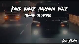 LAMBE LAMBE BAAL  KAND KARGE HARYANA WALE  SLOWED amp REVERB  BASS BOOSTED  NEW HARYANVI SONG [upl. by Enineg]