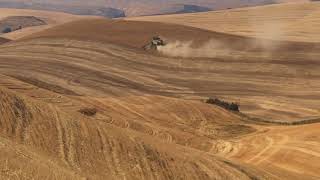 Palouse WA winter wheat harvest [upl. by Jared]