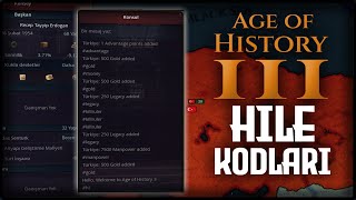 YENİ HİLE KODLARI  Age of History 3 [upl. by Keely]