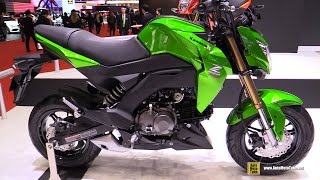 2016 Kawasaki Z125 Pro  Walkaround  2015 Tokyo Motor Show [upl. by Beller]