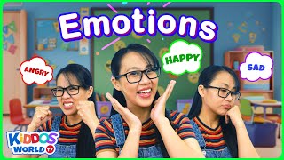 Learning About Emotions and Feelings with Miss V  Teaching Educational Videos for Children [upl. by Narej]