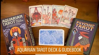 Aquarian Tarot Deck amp Guidebook ⭐️PreRelease⭐️ Full Flip Through [upl. by Aphrodite90]