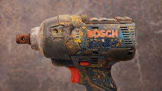 Cordless Impact Wrench Restoration BOSCH GDS 18VEC 300 ABR [upl. by Ultann351]