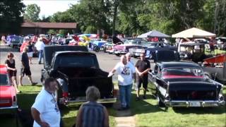 Wheelersburg Ohio Cruisein July 2015 [upl. by Ahsinot794]