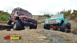 TFL Ford Bronco vs TRX4 Defender D110 [upl. by Oiracam]