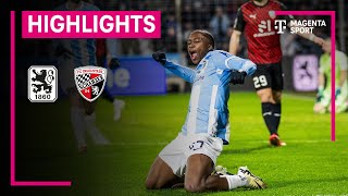 TSV 1860 München  FC Ingolstadt 04  Highlights 3 Liga  MAGENTA SPORT [upl. by Lsil]