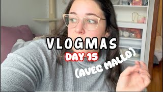 VLOGMAS SPÉCIAL DAY 15  Mallo vous apporte dans la préparation de ma soirée de fête [upl. by Ahseina234]