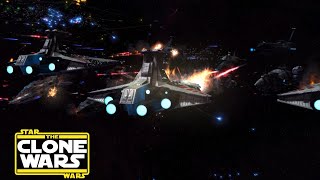 Epic Star Wars Empire at War Space Battles  Massive Cinematic Clone Wars Battle [upl. by Salim365]