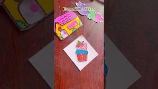 DIY homemade icecream 🍦 stickers shorts satisfying kids [upl. by Llehcam225]