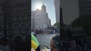 Beautiful view of mumbai tajhotel india gateway of india reels views [upl. by Leventhal539]